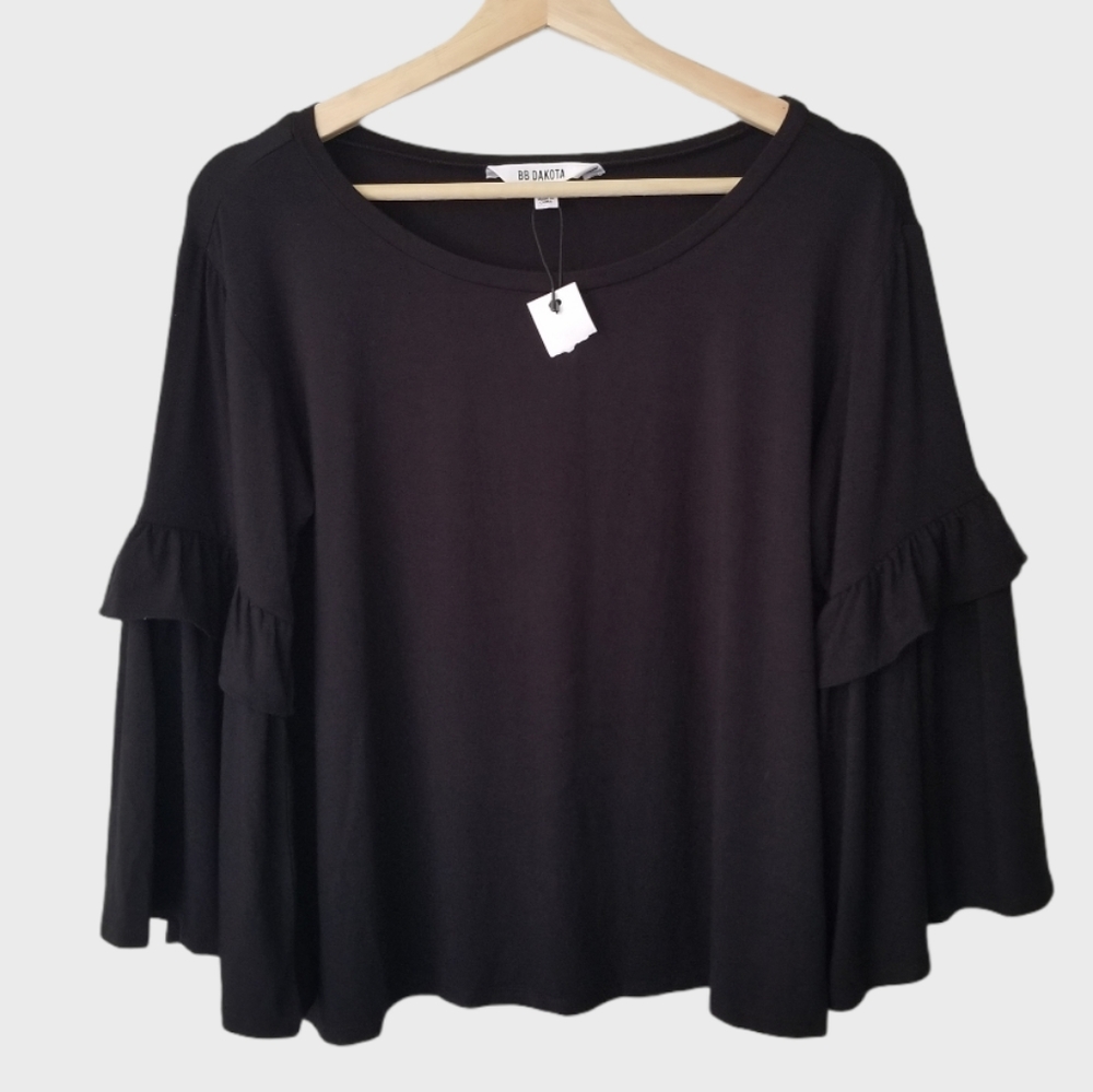 BB Dakota | Fate Ruffle Bell Sleeve Top NWT